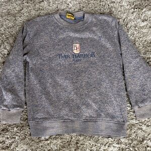 Bar Harbor Maine Gray Sweatshirt - L